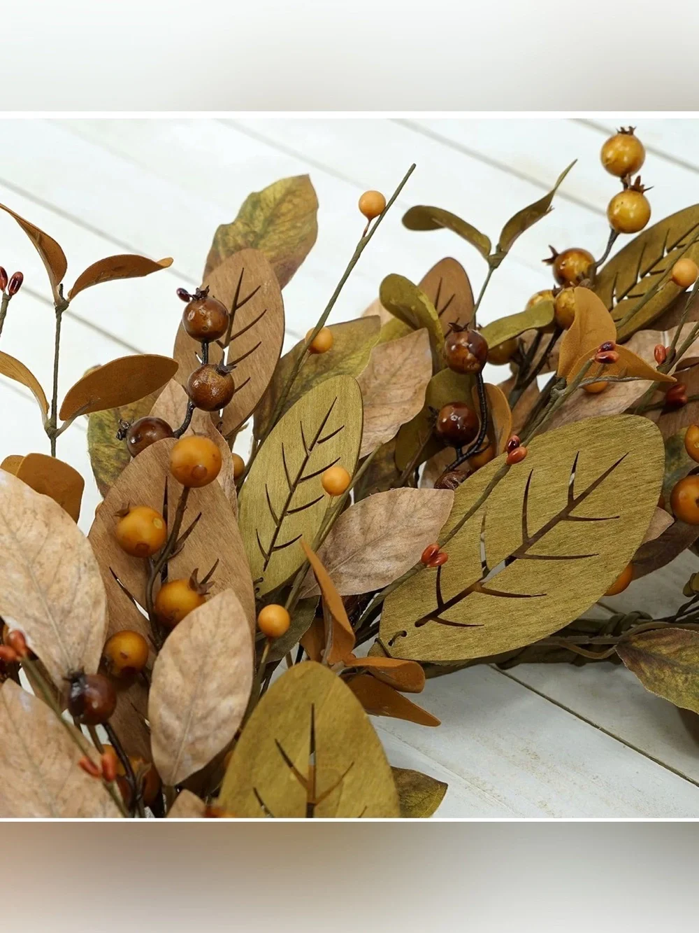 20'' Fall Wreath Berry Garland Autumn Wreath